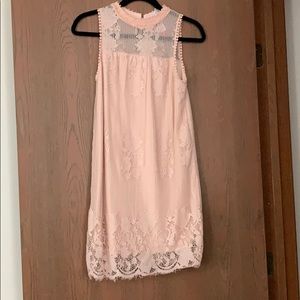🍁 Pink Lace Dress